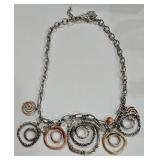 K - Assorted Necklace Lot with Mixed Metals, Charms, and Decorative Accents