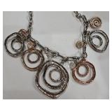 K - Assorted Necklace Lot with Mixed Metals, Charms, and Decorative Accents