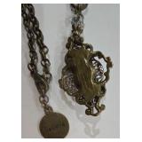 K - Assorted Necklace Lot with Mixed Metals, Charms, and Decorative Accents