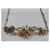 K - Assorted Necklace Lot with Mixed Metals, Charms, and Decorative Accents