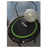 UL - BCAN 48-Inch Fitness Trampoline with Handle and 20-Inch Balance Ball