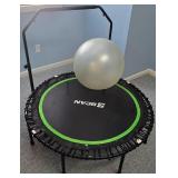 UL - BCAN 48-Inch Fitness Trampoline with Handle and 20-Inch Balance Ball