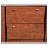 UL - 3 Piece Wood Office Storage Set - Cabinet and 2 Lateral File Drawers