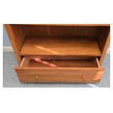 UL - Wooden Bookshelf with Drawer