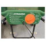 G - Scotts Broadcast Spreader and Black+Decker Leaf Blower with Extension Cord
