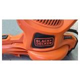 G - Scotts Broadcast Spreader and Black+Decker Leaf Blower with Extension Cord