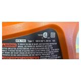 G - Scotts Broadcast Spreader and Black+Decker Leaf Blower with Extension Cord