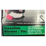 G - Craftsman 25cc Gasoline Blower Vac with Attachments and Gas Can