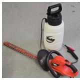 G - Black & Decker Hedge Hog 24-inch Hedge Trimmer and Roundup 1-Gallon Pump Sprayer