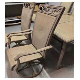 G - 7-Piece Patio Dining Set with Table, 2 Rockers, 4 Chairs