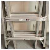 G - Werner Foldable Multi-Position Aluminum Extension Ladder
