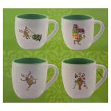 G - Holiday Gift Set with Reindeer Mugs, Plates, and Festive Gift Tubes