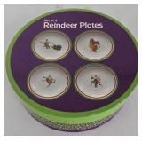 G - Holiday Gift Set with Reindeer Mugs, Plates, and Festive Gift Tubes