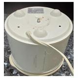 K - Lot of Small Kitchen Appliances and Mandoline Slicer including Breville Tea Maker, Grills, and Food Processor Attachments