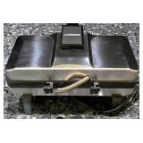 K - Lot of Small Kitchen Appliances and Mandoline Slicer including Breville Tea Maker, Grills, and Food Processor Attachments