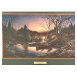 O - Framed Terry Redlin Morning Solitude Print