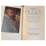 Set of 6 Easton Press and Franklin Library Leather-Bound Classics including Easton Press The Iliad of Homer