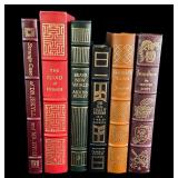 Set of 6 Easton Press and Franklin Library Leather-Bound Classics including Easton Press The Iliad of Homer