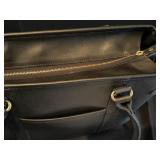O - J.W. Hulme Co. Black Leather Satchel