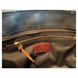 O - J.W. Hulme Co. Black Leather Satchel