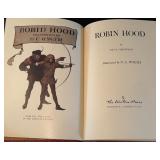 Set of 5 Easton Press Leather-Bound Classics Illustrated including Easton Press Robin Hood