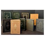 Set of 9 Easton Press Leather-Bound Presidential Biographies