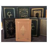 Set of 9 Easton Press Leather-Bound Presidential Biographies