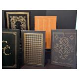 Set of 9 Easton Press Leather-Bound Presidential Biographies