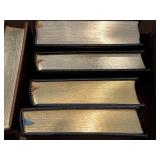 Set of 9 Easton Press Leather-Bound Presidential Biographies