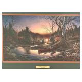 O - Framed Terry Redlin Morning Solitude Print