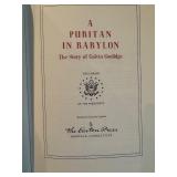 O - Collection of 8 Easton Press Leather-Bound Presidential Biographies