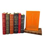 O - Collection of 8 Easton Press Leather-Bound Presidential Biographies