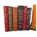 O - Collection of 8 Easton Press Leather-Bound Presidential Biographies