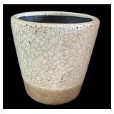 K - Set of 2 Planters (5.5 and 6 Inch) with 4 Stone Tile Coasters