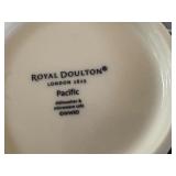 K - Royal Doulton Pacific Dinnerware Set with 8 Mugs, 8 Dinner Plates, and Bowl
