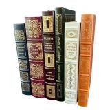 Set of 6 Easton Press Leather-Bound Classics including Little Women and Robinson Crusoe