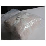 2 Pack King Putty Heather French Linen Box Stitch Quilted Shams | BOKSER HOME