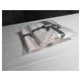 2 Pack Full Blush 100% Cotton Sateen Flate Sheet Separate | BOKSER HOME