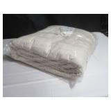 King/Cal King Color Putty Heather French Linen Box Stitch Quilt | BOKSER HOME