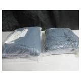 2 Pack Twin/Twin XL Color Baltic French Linen Box Stitch Quilt BOKSER HOME