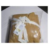 Full/Queen Color Honey 100% French Linen Duvet Cover BOKSER HOME