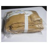 Full/Queen Color Honey 100% French Linen Duvet Cover BOKSER HOME