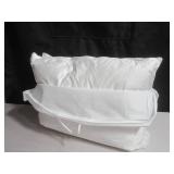 Queen 2 Pack Soft White Duck Feather & Down Bed Pillow BOKSER HOME