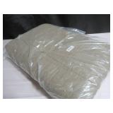 King/Cal King Color Moss French Linen Box Stitch Quilt BOKSER HOME