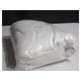 Full/Queen Color Cream & Putty Floral 100% French Linen Duvet Cover | BOKSER HOME