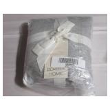 King Color Shadow Pinstripe 100% French Linen Pillowcase Set BOKSER HOME