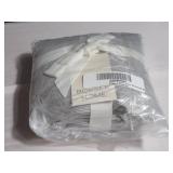 King Color Shadow Pinstripe 100% French Linen Pillowcase Set BOKSER HOME