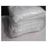 6 Full  Sheets White Bokser Kenwood  Prewashed Ready For Use