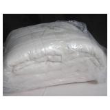 Size Full/Queen Color White  French Linen Box Stitch Quilt BOKSER HOME