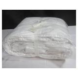 Size Full/Queen Color White French Linen Box Stitch Quilt BOKSER HOME